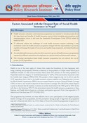 PPS no. 21: Policy Brief: Factors Associated with the Dropout Rate of Social Health Insurance in Nepal