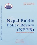 PRI journal: Nepal Pulic Policy Review (NPPR) Vol. 1, 2021
