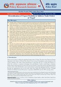 PPS no. 37: Policy Brief: Diversification of Export Portfolio to Address Trade Deficit of Nepal