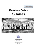 Monetary Policy for 2019/20