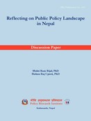 PPS no. 44: Reflecting on Public Policy Landscape in Nepal