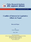 PPS no. 4: Conflict of Interest in Legislative  Affairs in Nepal