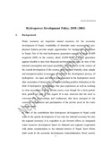 Hydropower Development Policy 2058 (2001)