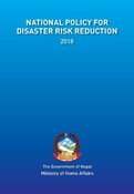 National Policy for Disaster Risk Reduction 2018