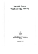 Health Care Technology Policy, 2006