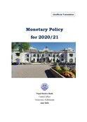 Monetary Policy for 2020/21