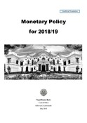 Monetary Policy for 2018/19