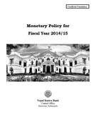 Monetary Policy for Fiscal Year 2014/15