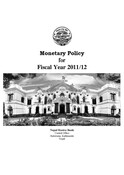 Monetary Policy for Fiscal Year 2011/12