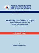 PPS no. 15: Addressing Trade Deficit of Nepal: Nepal’s Productive Structure and Avenues for Diversification: A Research Report